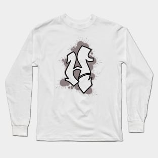 Graffiti style H Long Sleeve T-Shirt